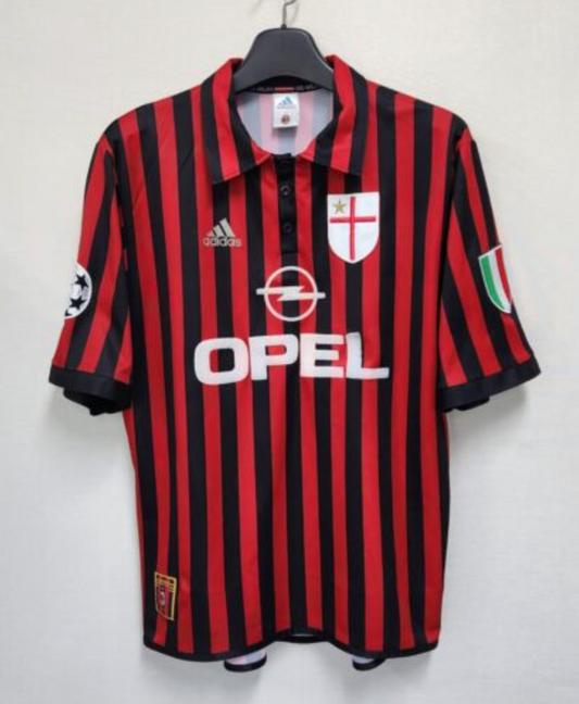 Paulo Maldini Ac Milan 1999-2000 Centenario Authentic Jersey Size M